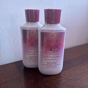 Bath & Body works Strawberry Snowflakes 2 Body lotion